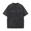 Letter Plants and Trees O Neck Vintage T Shirt Lovers Day Tees Short Sleeve for Male Discount Pure Cotton Funny Washed Tshirts