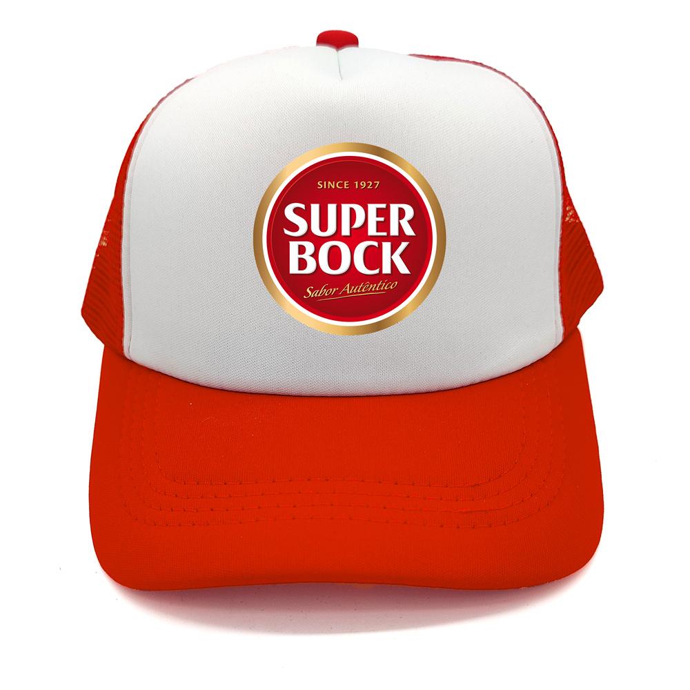 Berretto Trucker Super Bock Unisex Cappello Divertente Cappellino da Baseball Fresco Estivo Cappellini Unisex a Rete