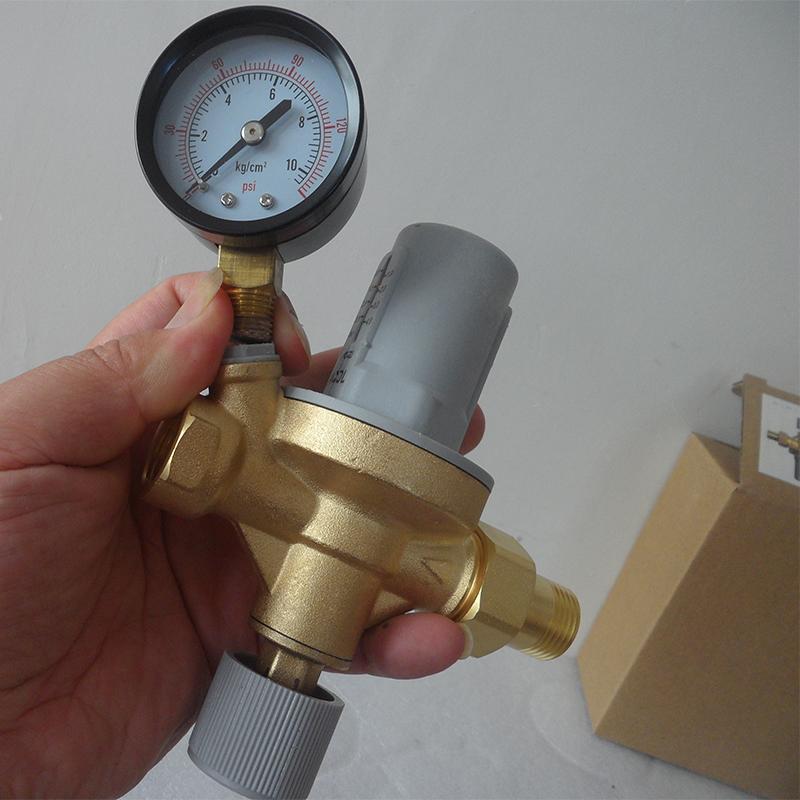 1/2" Automatic Water Filling Valve Observing the water-pressure Filling water valve with pressure gauge Pressure reducing valve