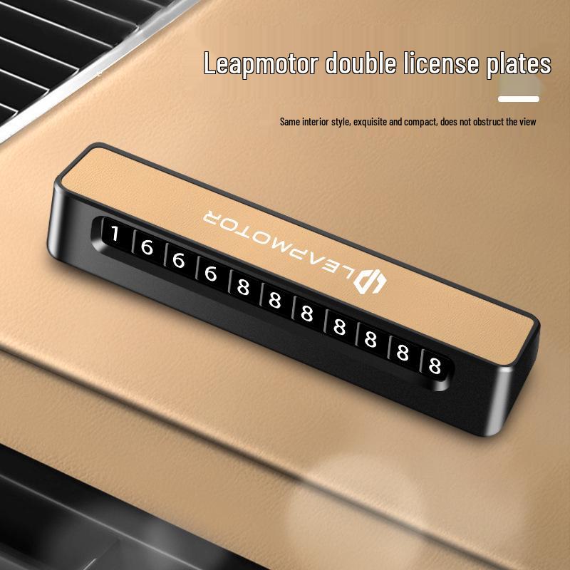 Leapmotor C11 Car Phone Mount and Temporary Parking Plate for B10 and T03 Models