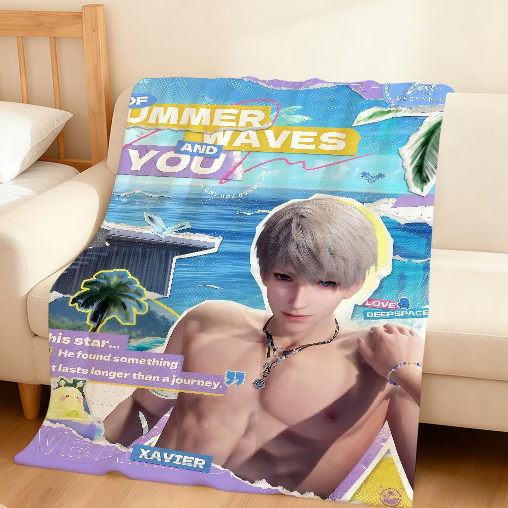 Sylus Poolside Memory Love and Deepspace Flannel soft warm plush blanket sofa living room pet hogar bed gift home Car portable