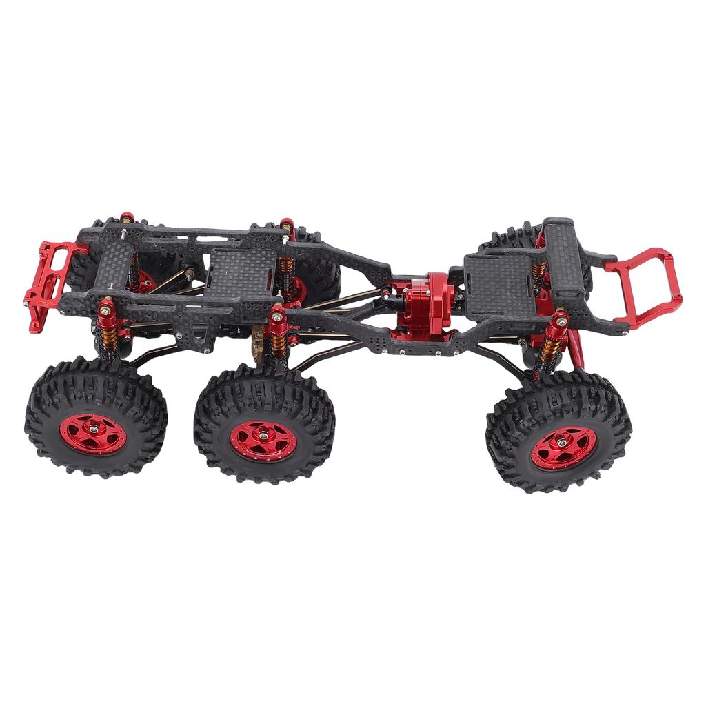 Chassis Frame Fit for   SCX24 RC Truck 6x6 Carbon   RC Car Body Low Center Gravity Chassis Upgrade Part