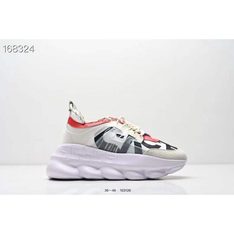 Chunky Platform Sneakers Men Women Colorblock