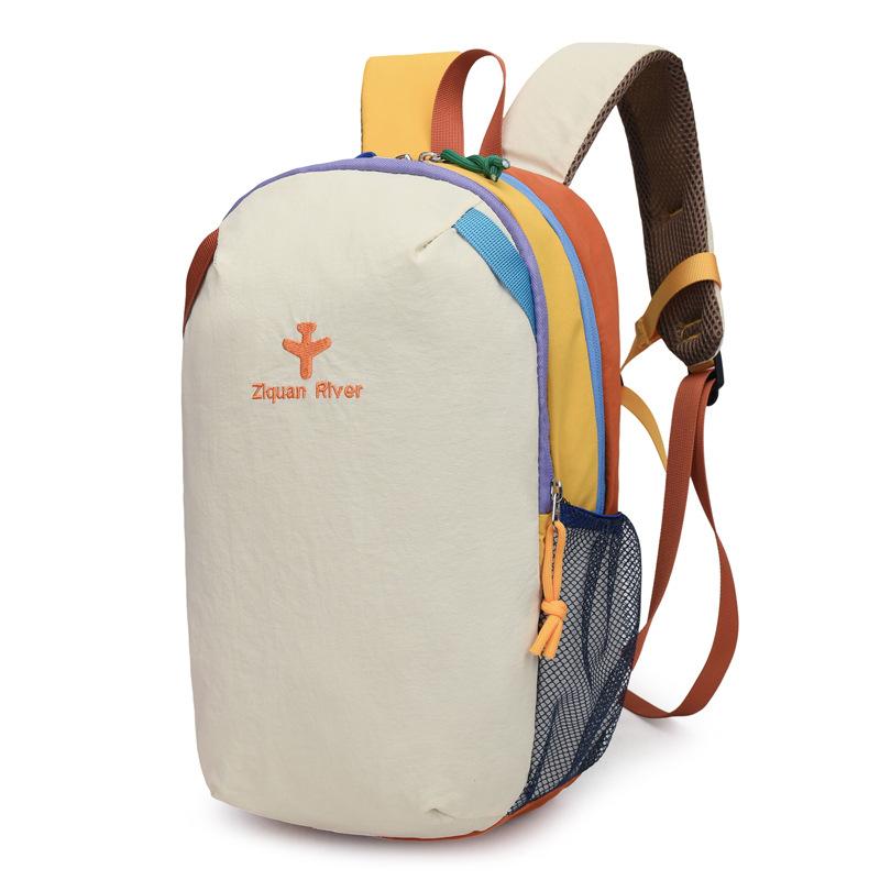 

Dual Shoulder Bag - A Unique Design From The Small-scale Design Academy. Suitable for Students and Versatile Backpack. бежевий