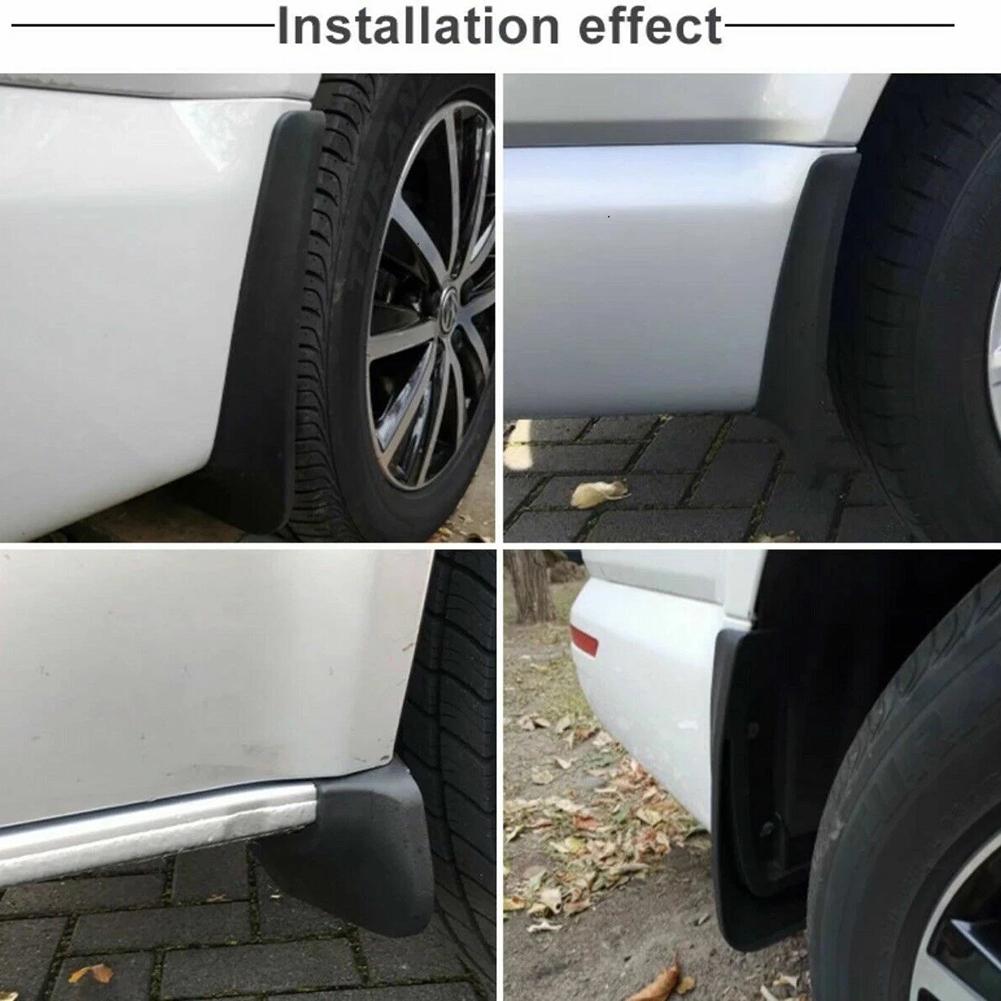 Front Rear Flaps Car Mud Flaps Decorative And Protective Accessory Easy Installation Process Easy Installation Mud Flaps