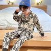 Pyjama Longues Manches Garçon Printemps/Automne 2026 pour Adolescents et Enfants - Tailles Moyenne et Grande