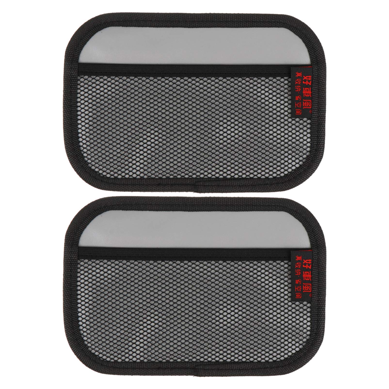 

VORCOOL Car Storage Pocket, Storage Net, Car Net Type Storage Pocket, Side Pocket, Tape, 20.3X14cm серый