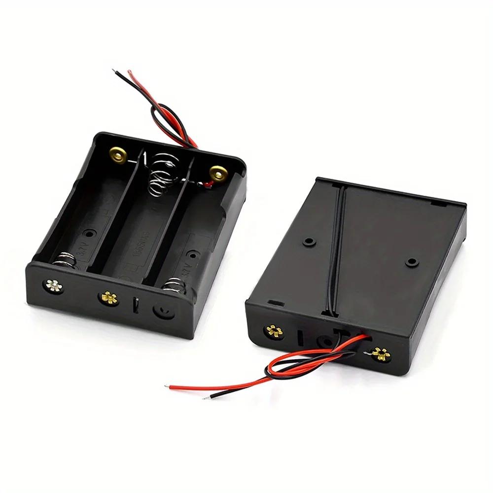 18650 Battery Holder Box 1S 2S 3S Lithium Battery Storage Case 18650 Series Power Bank Cases With Cord