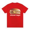 Chiccen Negut Funny Meme Gift Pattern T-shirt Women's Fashion Casual High Quality T-shirt O-Neck Loose T-shirt