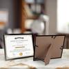 18 Packs 8.5x11 Multi Plastic Picture Frames Set with Plastic Cover Certificate Frames for Document Diploma Award Light Weight