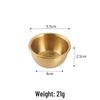 Stainless Steel European-Korean Style Sauce Bowl for Dipping, French Fries, Ketchup, and Salad Dressing.