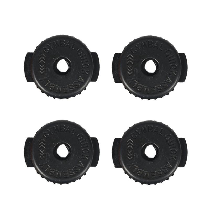 Pack of 6 Silicone Cymbal Nuts Quick Releasing Drum Accessories Cymbal Fastener Nuts for Percussion Instrument Part
