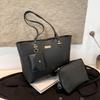 Three-piece Bag, Simple and Large-capacity Spring New Fashion Commuter Handbag, Textured Shoulder Bag