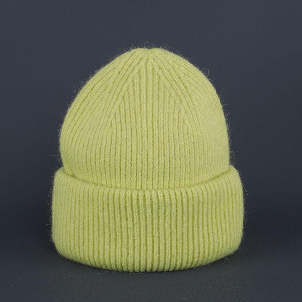 2023 new  Hot Selling Winter Hat Real Rabbit Fur Winter Hats For Women Fashion Warm Beanie Hats Solid Adult Cover Head Cap