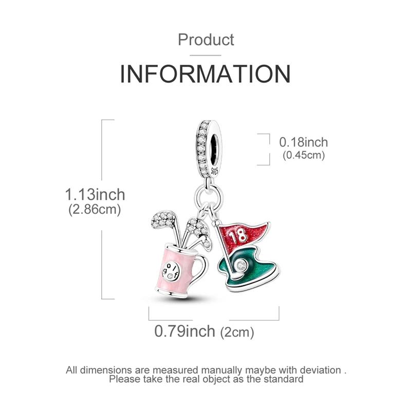 Kupfer Sport Serie Anhänger Golf Boxen Baseball Tischtennis Charms Perlen Passend für Armband DIY Schmuck Markierung Geschenk