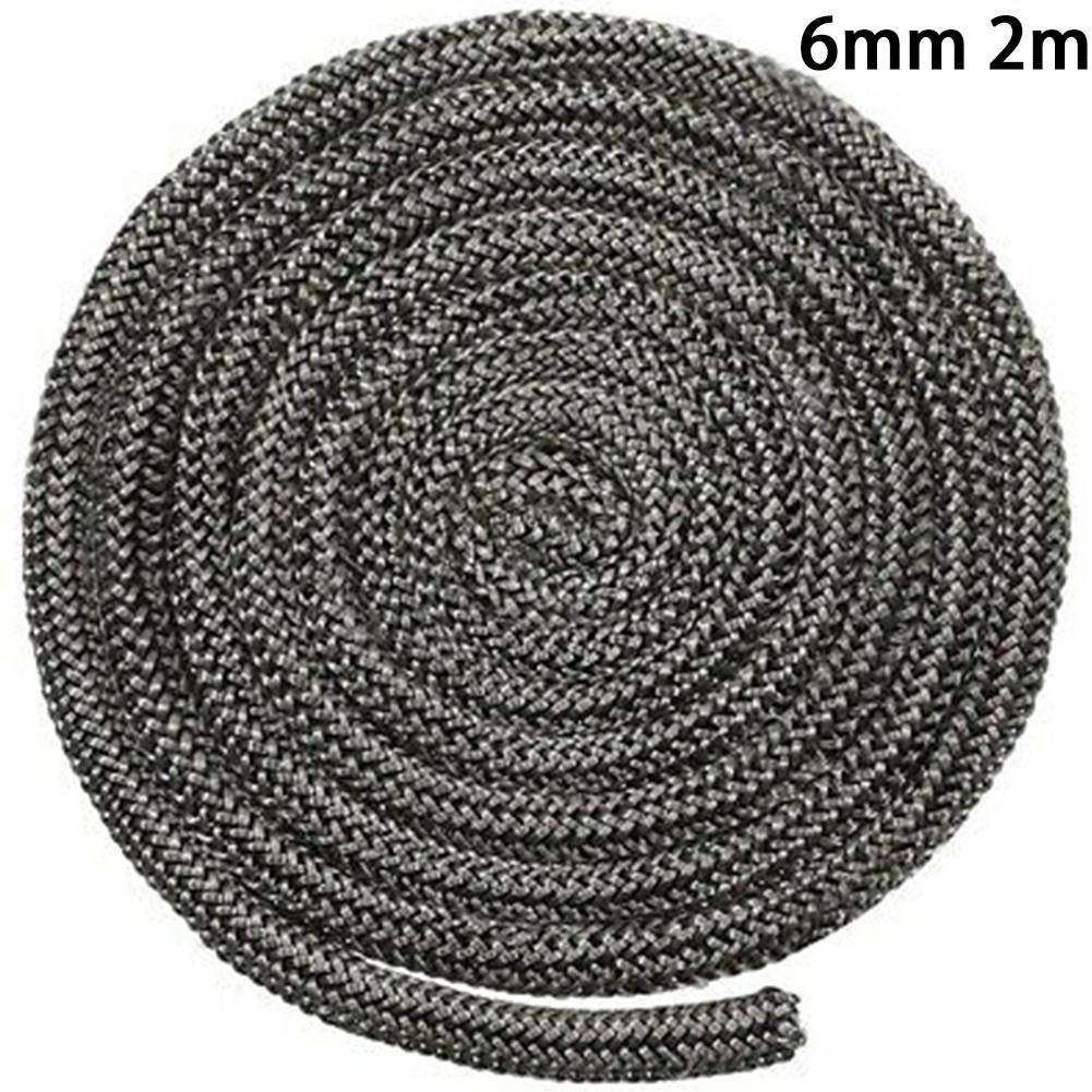 Fiberglass Rope Seal 78 Inch/2m Dark Grey Fiberglass