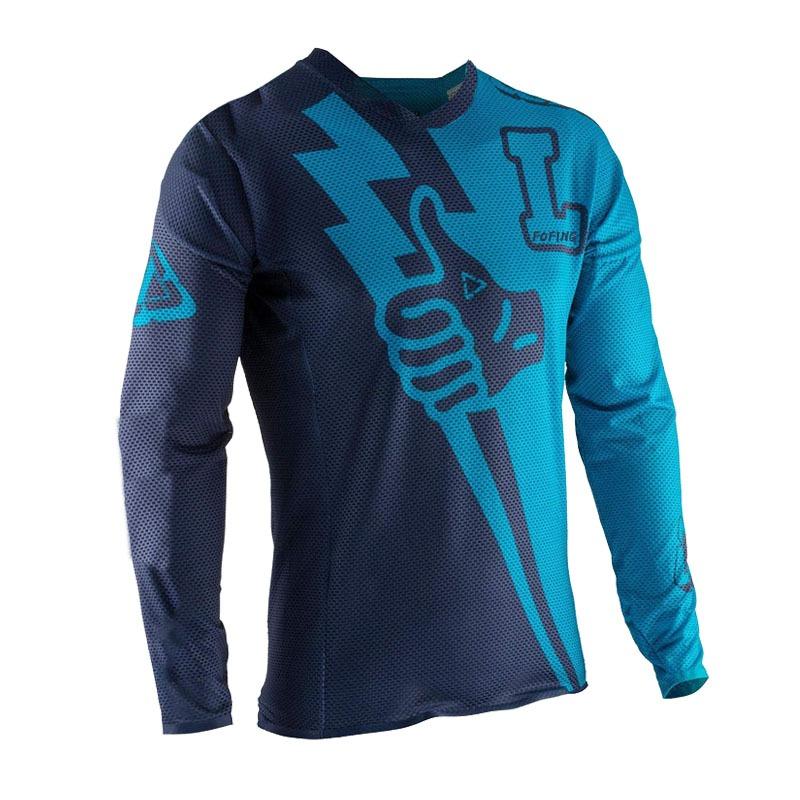 Maglia MTB Downhill Manica Lunga Motocross Racing Shirt Off Road Dirt Bike ATV Enduro MX