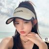 Sunscreen Baseball Cap Women's Summer Curved Brim UV Protection Topless Sun Hat Outdoor Sports Duck Tongue Empty Top Hat Men