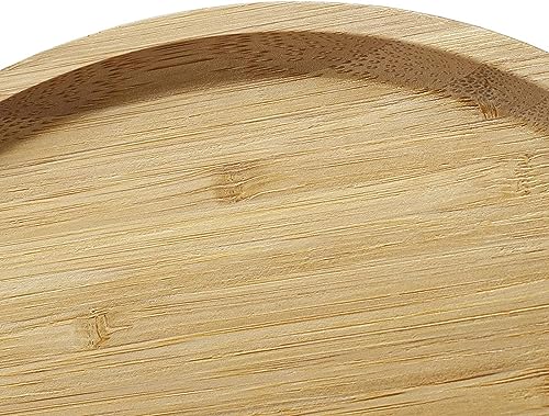 [New for 2026] Wooden Cake Stand, Fruit Holder, 24.8cm Diameter x 11cm Height, Cake Dome, Fruit Plate, Dessert, Snack, Fruit Storage