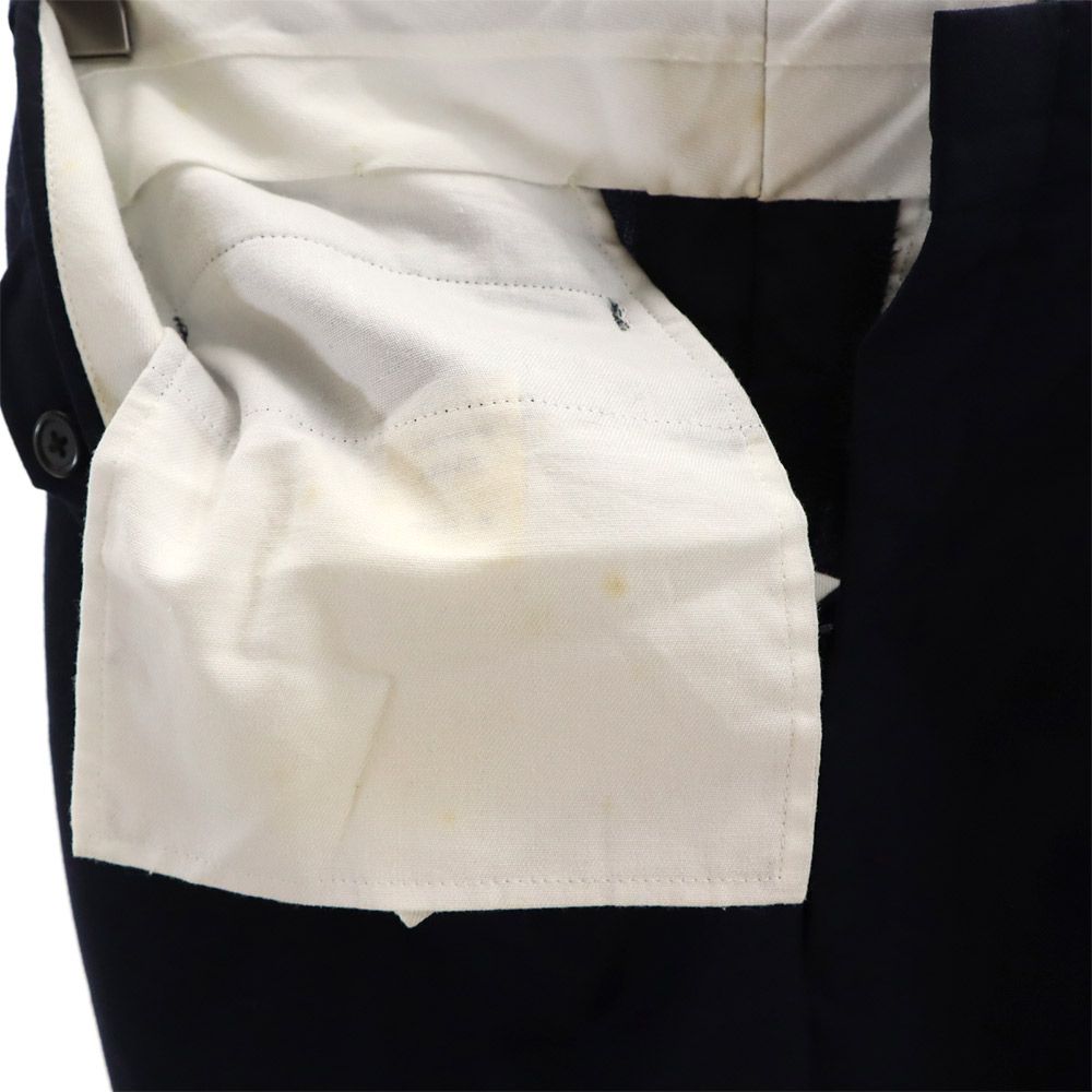 Polo by Ralph Lauren 80s Green Tag Wool Slacks pants 160 Navy Kid's Used