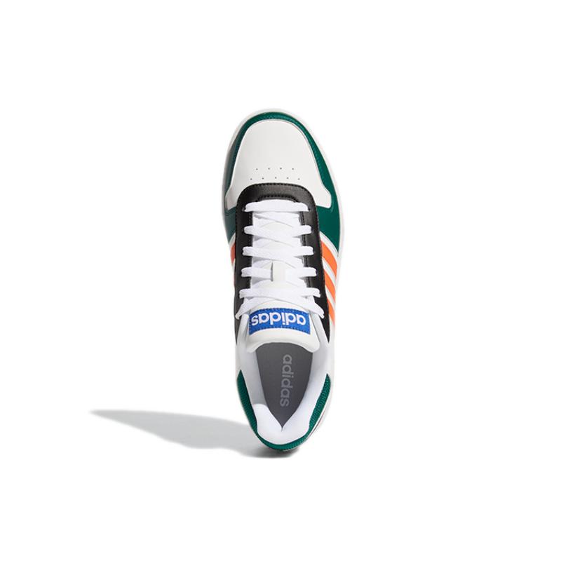 adidas Hoops 2.0 'White Green Orange' Sneakers GY5898