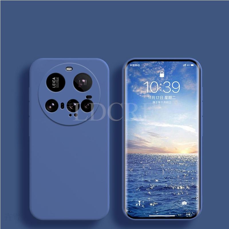 Для Xiaomi 15 Ultra Case Liquid Silicone Cover Xiaomi 15 Ultra Case TPU Simple Rubber Phone Protector Xiaomi 15 Ultra Cover For Xiaomi 15 Ultra&Oneplus Nord CE4Lite синий