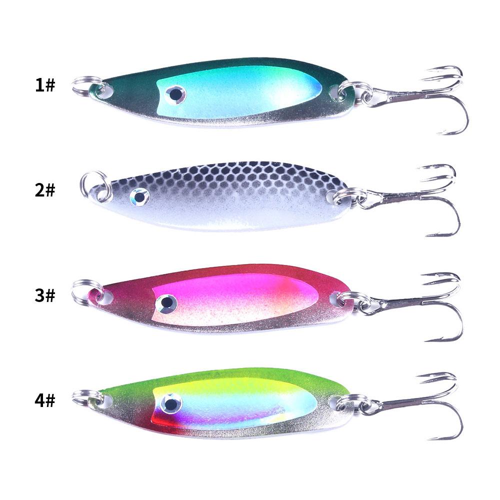 

Приманки Slab Spoon Spinner Bait Рыболовная приманка 5 см 5,6 г Рыболовная приманка Pesca