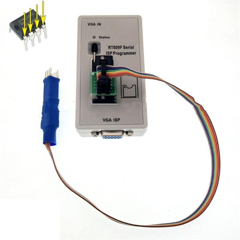 DIP8 Direct Insertion Chip Probe Wire 8Pin 2.54mm Air Conditioner E-side Burning for Data Transfer Programming