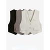 Design Sense Gilet versatile Gilet da donna Canotta nera Capispalla