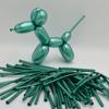 100/10 Stück Modellier-Langballons DIY Latexballons Hochzeit Geburtstag Weihnachten Party Glänzende Metall aufblasbare Ballon Dekorationen
