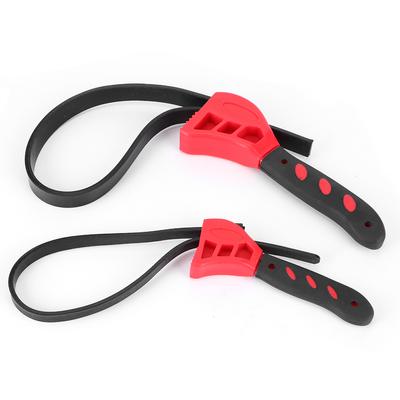 2pcs NonSlip Belt Type Oil Filter Wrench Tighten Loosen Removal Spanner Car Repair Hand Tools