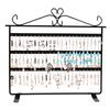 72 Holes Earrings Necklace Bracelet Rings Jewelry Display Stands Hanger Holder Rack Black