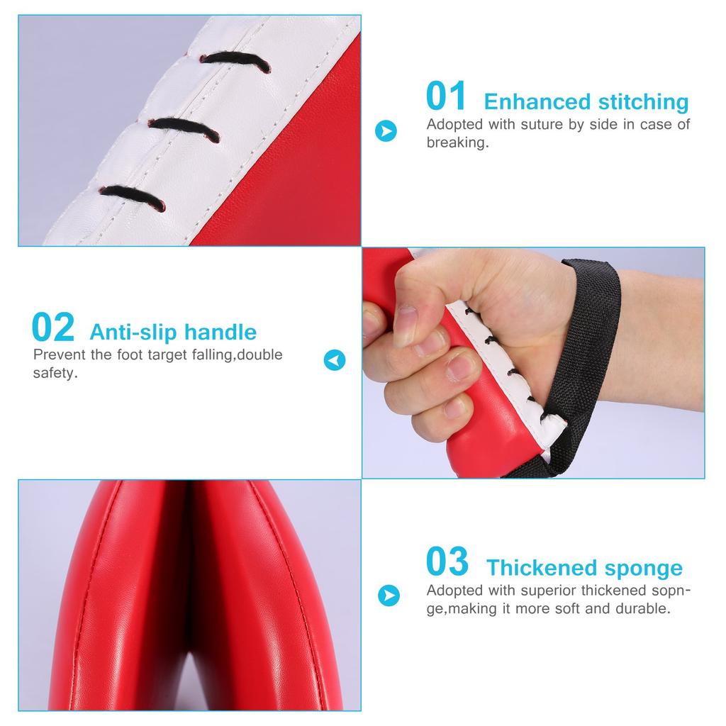 Double Hand Boxing Punching Mitts for Muay and Martial Arts Relieves Enjoy the Sound of Clean One Pair for Right and Left Mitts, Mitts, Kickboxing,