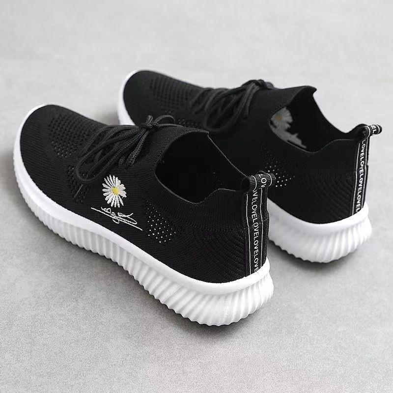 

Large size summer mesh sneakers couple mesh running shoes running shoes women s single shoes 40 чорний