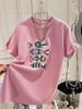 2024 Summer Trend: Women's Loose-Fit Pure Cotton Fish Print T-Shirt