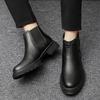 Fashion All-match Breathable Mens Flats Antiskid Men Casual Motorcycle Boots Male Comfortable Walking Shoe New Brand Men Basic Boots