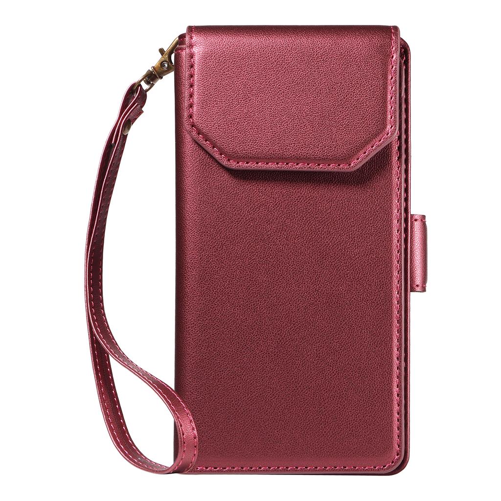 For Samsung Galaxy A15 5G/A15 4G Case with Multi-Card Holder and Strap PU Leather Phone Cover Stand