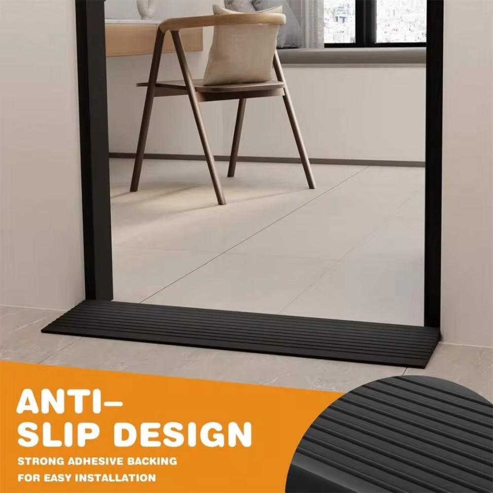 0.9M Multi Purpose Ramp Mat Door Threshold Ramp Self Adhesive Durable Non Slip Suitable for Robotic Vacuums Home Accessories
