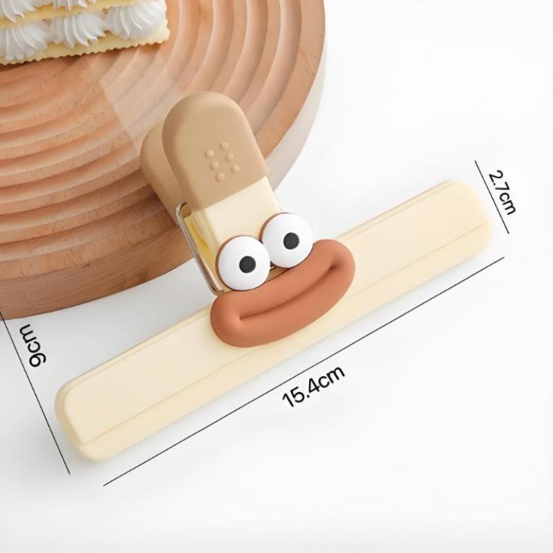 

Креативный зажим для герметичного пакета для лица, зажим для еды, кухонные принадлежности, декоративный маленький зажим для холодильника, пластиковый пищевой пакет для хранения L