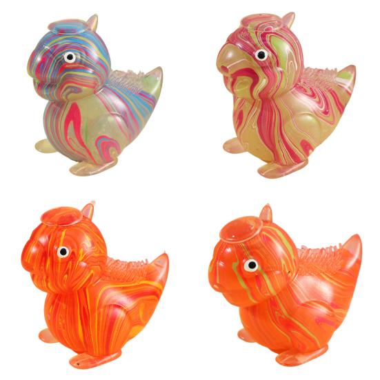 Dinosaur Squeeze Toy Slow-Rising TPR Fidget for Stress Relief Cute Soft Decompression Gadget for Students Adults