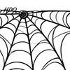 Waterproof PVC Wall Decals Halloween Spider Web Static Window Stickers Clings for Scary Party Decorations Glass Doors And Windows Home Store Indoor