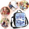 Sommerliches Nautisches Anker Lunchbox Isolierte Mahlzeitentasche Ozean Meer Maritimes Thema Lunchtasche Lebensmittelbehälter für Jungen Mädchen Schule Reise