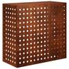 Air Conditioner Cover Rust Look 110 X 50 X 105 Cm