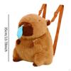Capybara Backpack Cute Cartoon Daypack Plush Adorable Stuffed Animal Bag Toy for