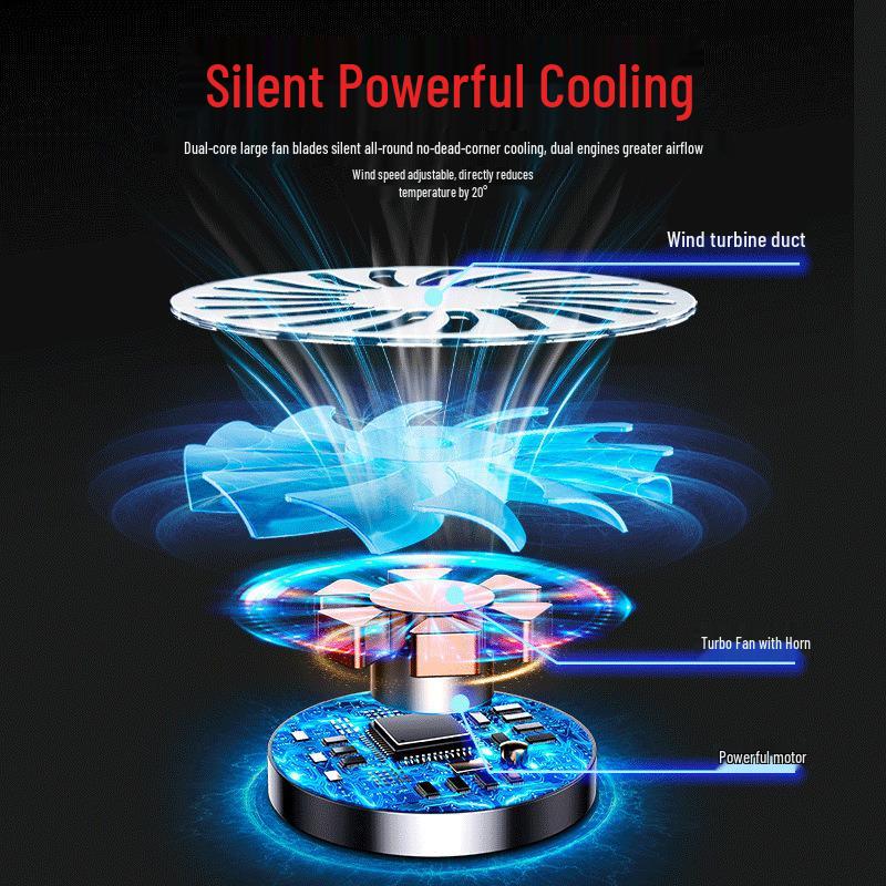 X500 RGB Gaming Laptop Cooler: Silent Cooling Base for 14-18 Inch Laptops