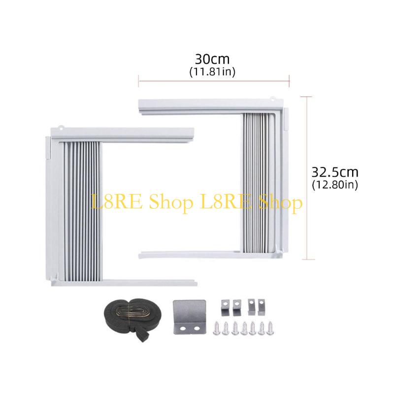 L8RE Portable Louver Baffle Window Exhaust Hose Side Panel Plate for Air Conditioning