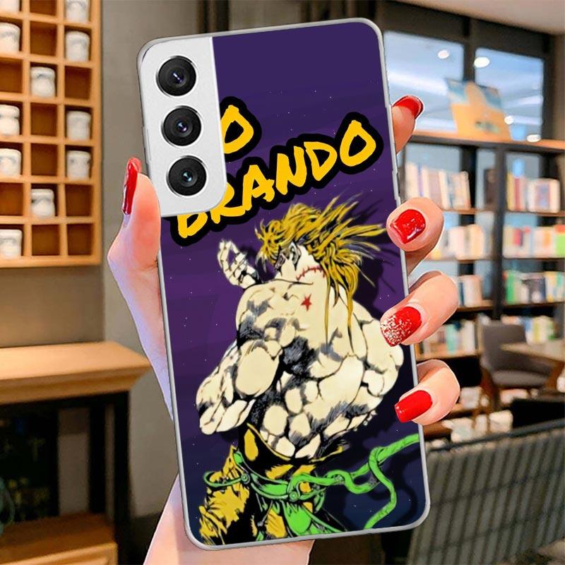 JoJo Bizarre Adventure Dio Cover Phone Case For Samsung Galaxy S26 S25 Edge S24 Ultra S23 S22 Plus S21 S20 FE Soft Fundas Shell