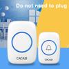Wireless Doorbell Receiver Transmitter Battery Powered Simple Outside Waterproof Intelligent Remote