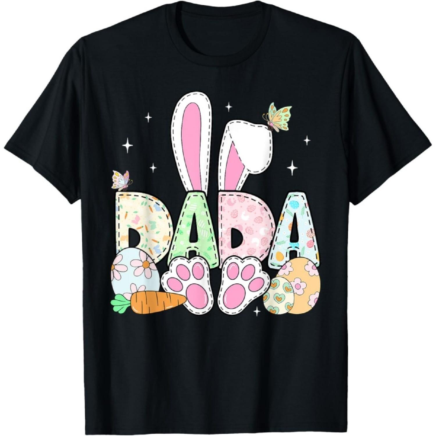 Easter Bunny Dada Spring Eggs Hunting Family Matching Easter T-Shirt S