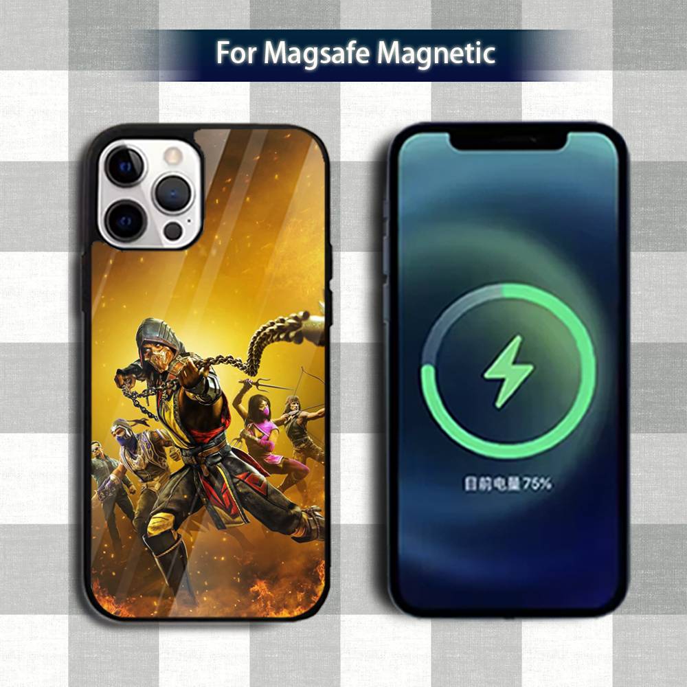 Cool MortalS K-Kombat Game Phone Case For iPhone 13,12,15,17,11,16,14,Pro,Max,Plus,Mini,Magsafe,Magnetic Wireless Charging Case